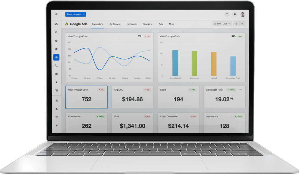 Mockup Google ads